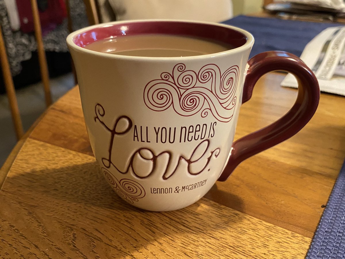 DPJF18's tweet photo. It’s a #coffeewiththebeatles kind of morning https://t.co/Rggy7nDzyP