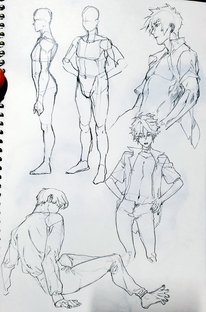 최근 그림이 안그려져서 낙서만 주구장창 하는 중임다 생존 신고 하고 감다 (졸라) 