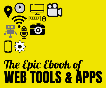 lieberrian's tweet photo. This free crowdsourced ebook will be unveiled next month in time for the 2020 school year, and will always be a work in progress.  Which tools are we missing in our "Epic Ebook of Web Tools and Apps"?
#edtech #HackingSchoolLibraries #remotelearning @iste @NYSCATE @TCEA #education https://t.co/8JA5Tw2uK8