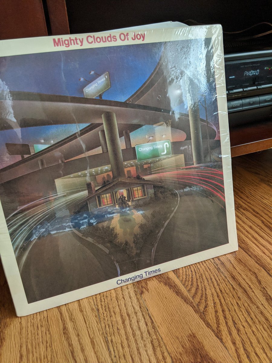 Now playing: This exuberant 1979 record from the Mighty Clouds of Joy, featuring touches of 70s soul, funk, and even a little disco. I just picked up this copy -- never played before, still sealed. Everyone who took a pass on this album missed out....