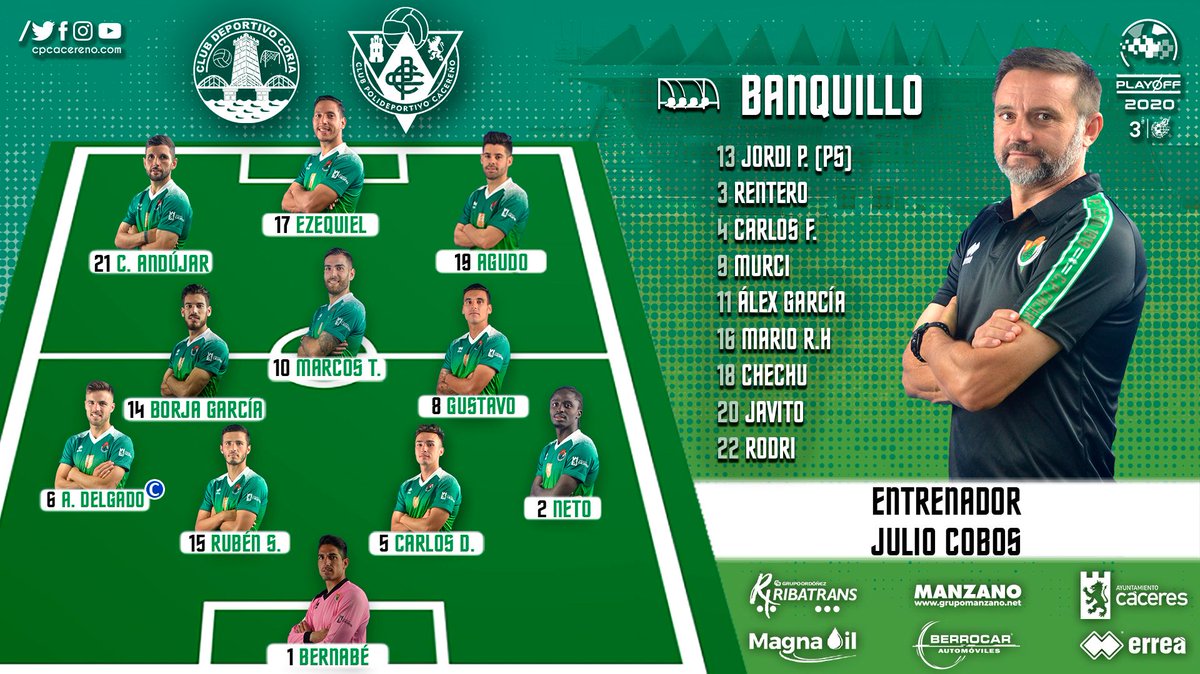 CPCacerenoSAD's tweet photo. XI INICIAL | Estos son nuestros once guerreros que lucharán por llevarnos a la final 👇🏼 https://t.co/bK3Wbi6anl
