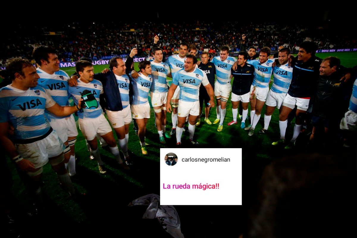 ScrumESPN's tweet photo. Aplausos para Carlos #Melian , que tituló esta ronda de #LosPumas en 2014 con una de las grandes canciones de @FitoPaezMusica: "La rueda mágica". 👏🇦🇷🐆
#SeParteDeScrum https://t.co/DOeU8P15W0