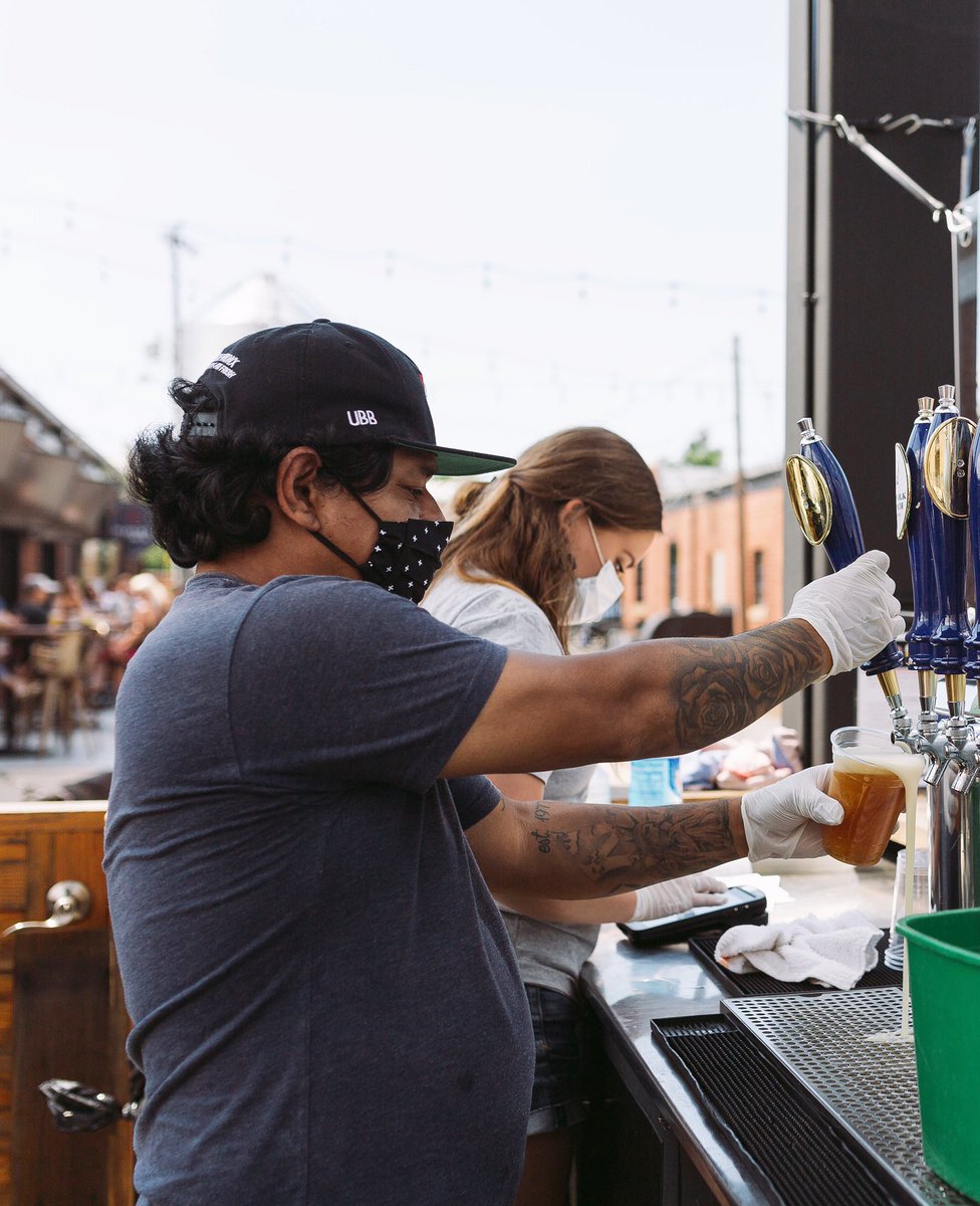 suffolkpunchclt's tweet image. HAPPY TO BE BACK! And just in time for $3 taps! 😉 Come enjoy select @SP_Brewing brews today on our patio for a great price! 🍻