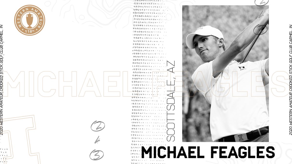WGAChamps's tweet photo. All-Big Ten selection @dafeags will try to follow in the footsteps of  @lliniMGolf Alum @DJ_DFunk and be crowned #WesternAmateur champion at Crooked Stick. https://t.co/M2Q3fdr4h8