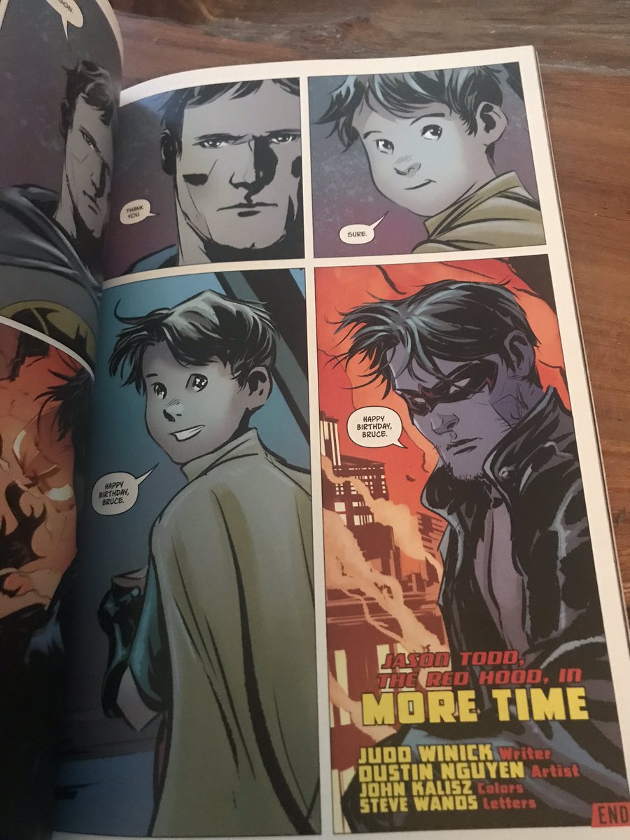 PeteIllustrated's tweet photo. Finally caught up on #Robin’s 80th and I must say that #JuddWinick and #DustinNguyen’s “More Time” really moved me. These 80th issues have been really great. Next up is Joker 80. https://t.co/gefZWZxyKK