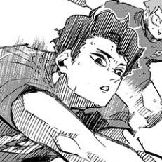 FURUDATE REALLY DIDNT HAVE TO POP OFF CHANGING SAKUSA'S HAIR STYLE LIKE THIS I MEAN I KNOW ITS JUST A BIT SHORT AND HAS MORE "WHOOSH" TO IT BUT MY MAN WHAT R U SO PRETTY FOR SLOW DOWN GODDAMN 