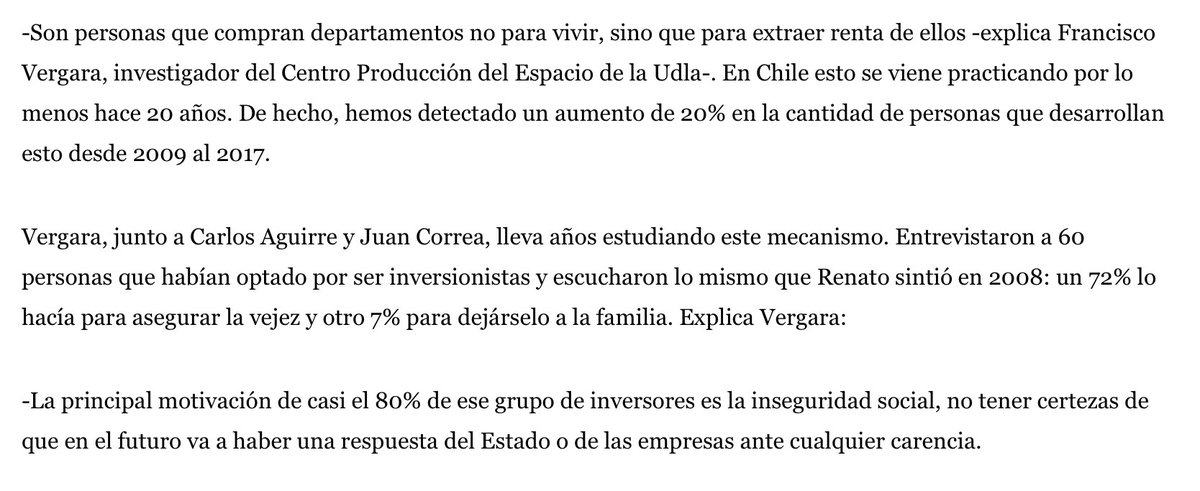 Cuando no existe un sistema de seguridad social, el temor a una vejez en pobreza obliga a las familias, con más o menos recursos, a tomar medidas individuales. Hasta que el sistema colapsa, como en el mercado de viviendas.