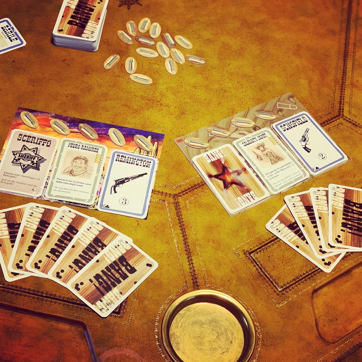 LostGravityGms's tweet photo. Check out Bang! From @dVGiochi
It’s a fast and fun player elimination/ social deduction card game that plays 4-7 people.
What’s your favorite player elimination game?
#lostgravitygames #boardgames #games #tabletopgames #gameday #bang #dvgiochi #wildwest #sheriff #outlaw https://t.co/ornpcnsBpt