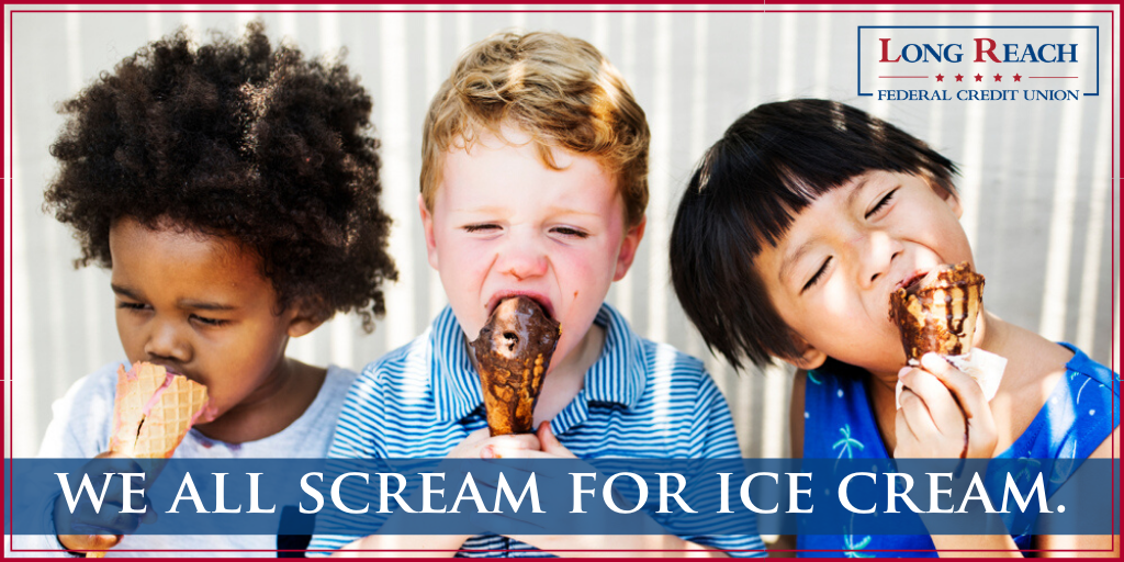 longreachfcu's tweet photo. I scream, you scream, we all scream for ICE CREAM! ๐ฆHappy National #IceCreamDay! ๐ Did you know that around 90% of Americans have #IceCream in their freezer? Raise your hand if you're in the guilty club! ๐
#LongReachFCU #IceCreamLovers #GuiltyAsCharged #RitchieCounty https://t.co/DJLBGfpglC