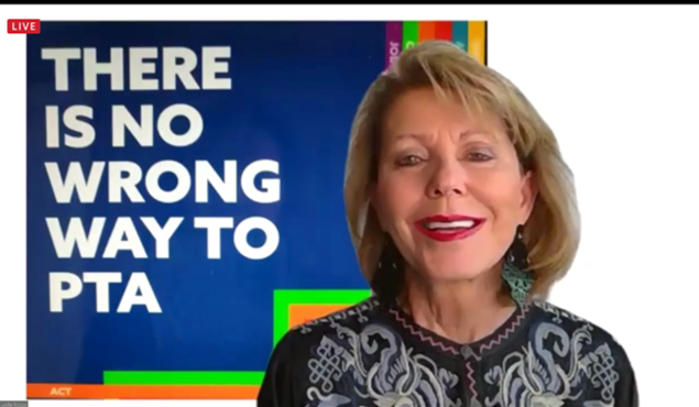 ACC_PTA's tweet photo. Thanks to National PTA President Leslie Boggs for speaking to us during #FLPTA2020VLC! 

Our association is changing. Things will never be the same again. PTA will never be the same again. We are challenged to lead, listen, and learn as we navigate this new landscape together. https://t.co/TtoEaorM1o