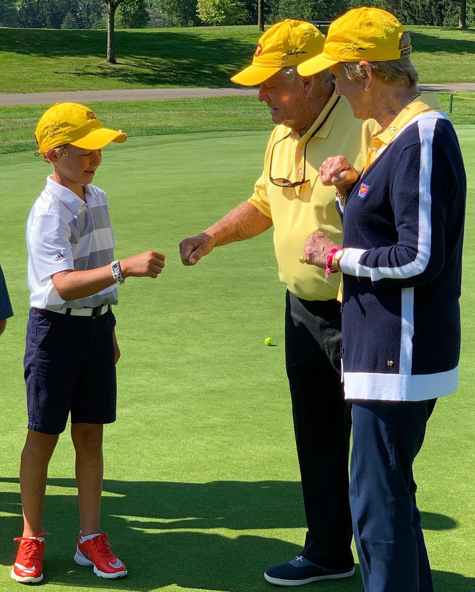 Jack Nicklaus (@jacknicklaus) on Twitter photo It’s “Play Yellow Sunday” at <a href="/MemorialGolf/">the Memorial</a>, and launch of “Play Yellow Family Golf Day.” Having your support means the world to our family, because getting behind <a href="/PlayYellow4Kids/">#PlayYellow</a> means you're supporting children and families in need through a <a href="/CMNHospitals/">Children's Miracle Network Hospitals</a> in your community! It’s “Play Yellow Sunday” at <a href="/MemorialGolf/">the Memorial</a>, and launch of “Play Yellow Family Golf Day.” Having your support means the world to our family, because getting behind <a href="/PlayYellow4Kids/">#PlayYellow</a> means you're supporting children and families in need through a <a href="/CMNHospitals/">Children's Miracle Network Hospitals</a> in your community!