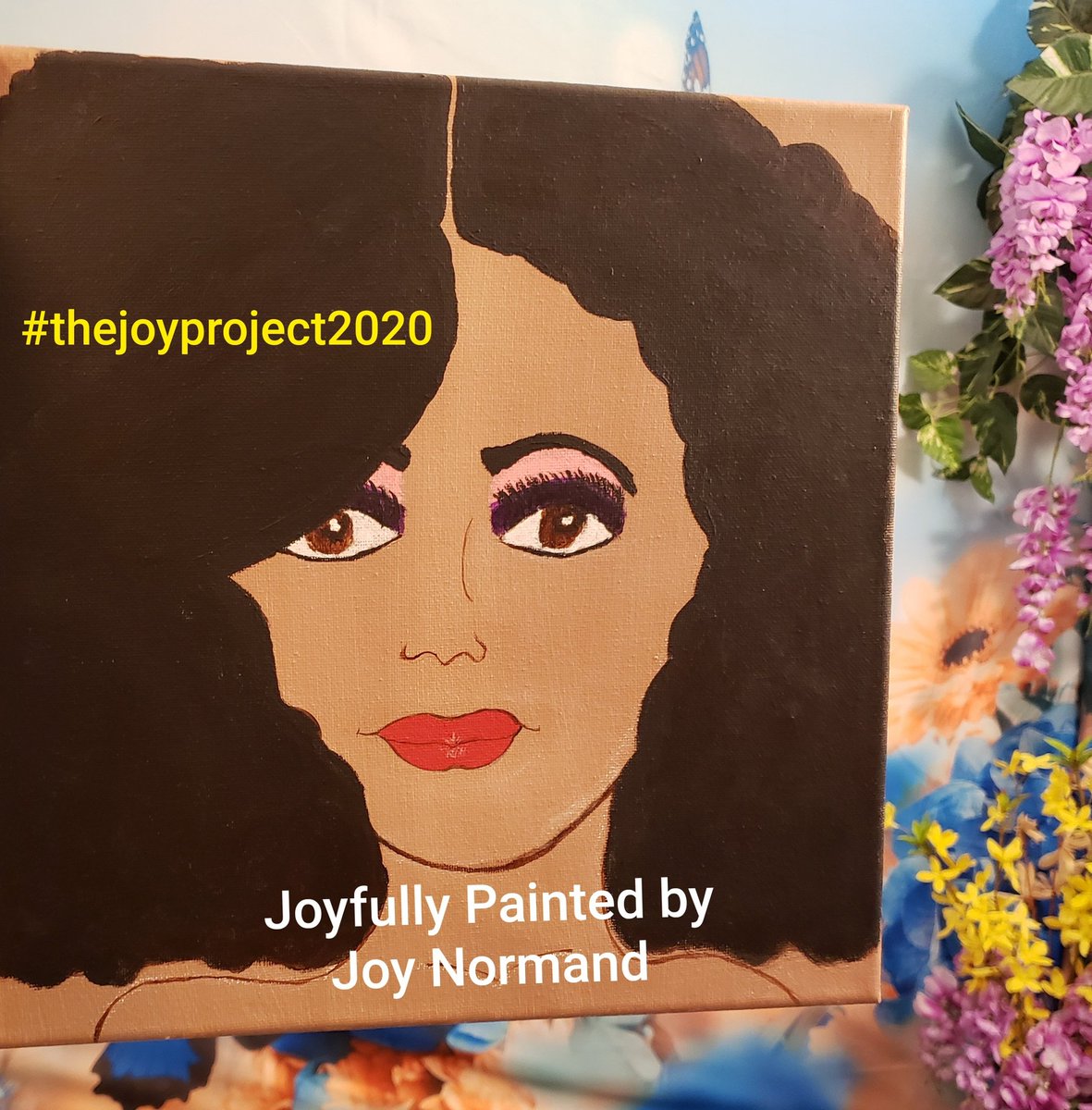 Equippingufully's tweet photo. She's a beautiful work in progress. "His work in me ain't through, I'm just unfinished..." #Godsgotaplan #growthmindset🌱 #creativity  #thejoyproject #craftygirlboss #diy 🎨🖌 https://t.co/KYymoCr6I9