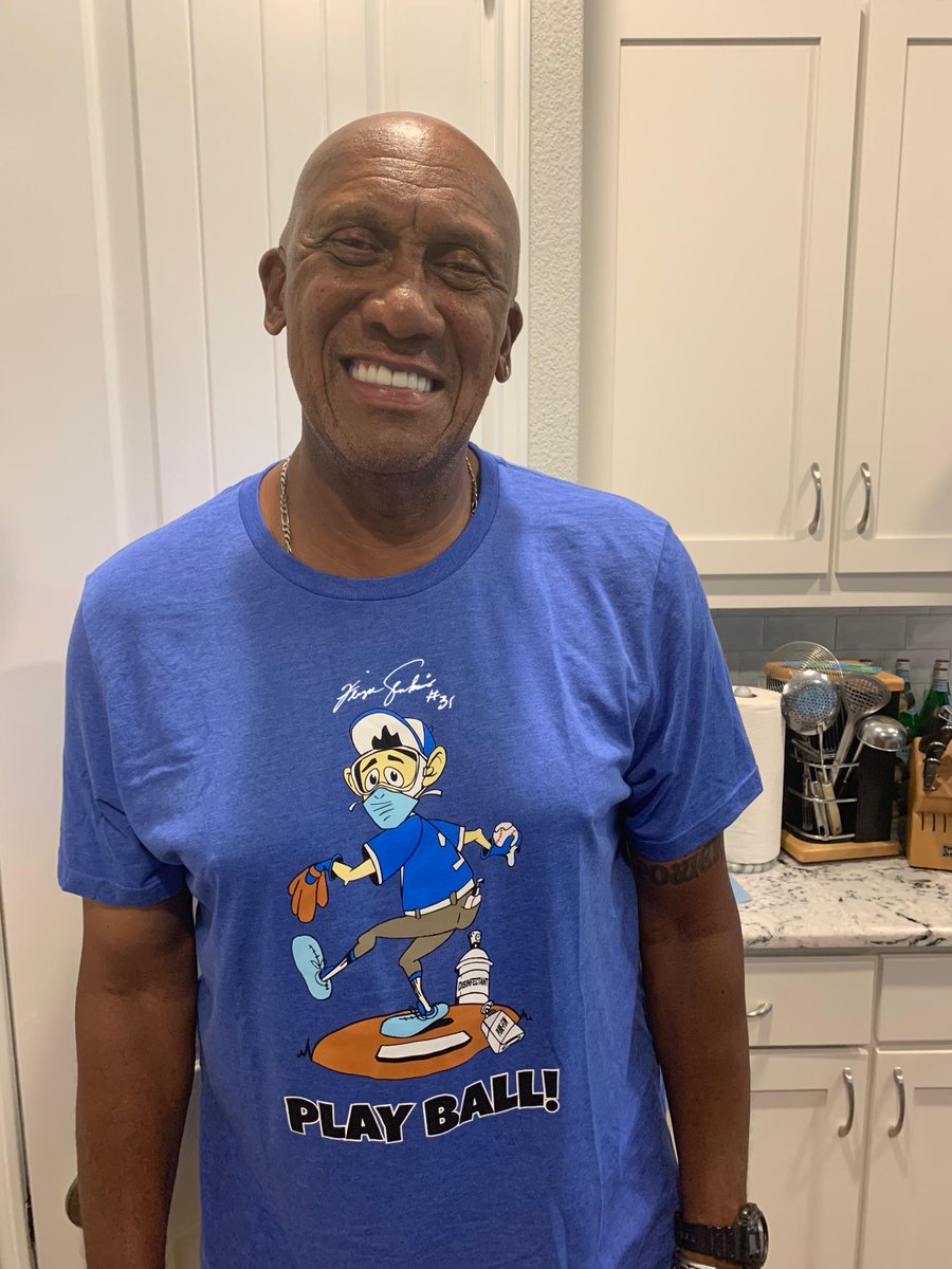 Rangers's tweet photo. Dress like Hall of Famer @fergieajenkins and secure your shirt now with proceeds going towards our Foundation and COVID-19 relief!  https://t.co/e3nYSj5VIh

RT for your chance to win one of 10 shirts! https://t.co/nVdql6huT8