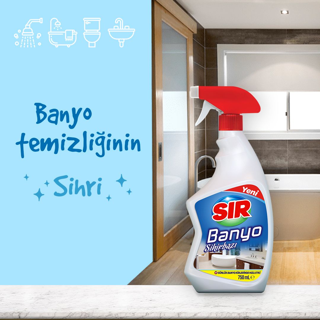 SIRDeterjan's tweet photo. Temiz banyoların Sır’ı; Sır Bio Banyo Sihirbazı. ✨
Çabuk etki eden kireç çözücü formülü sayesinde günlük banyo kir ve kireçlerini hızlı ve kolayca temizlenmesini sağlar.
.
#sırdeterjan #temizliğinsırrı #sebakimya #Trendyol #HepsiBurada #banyotemizliği #evtemizliği #hijyen https://t.co/TwbYB8d9io