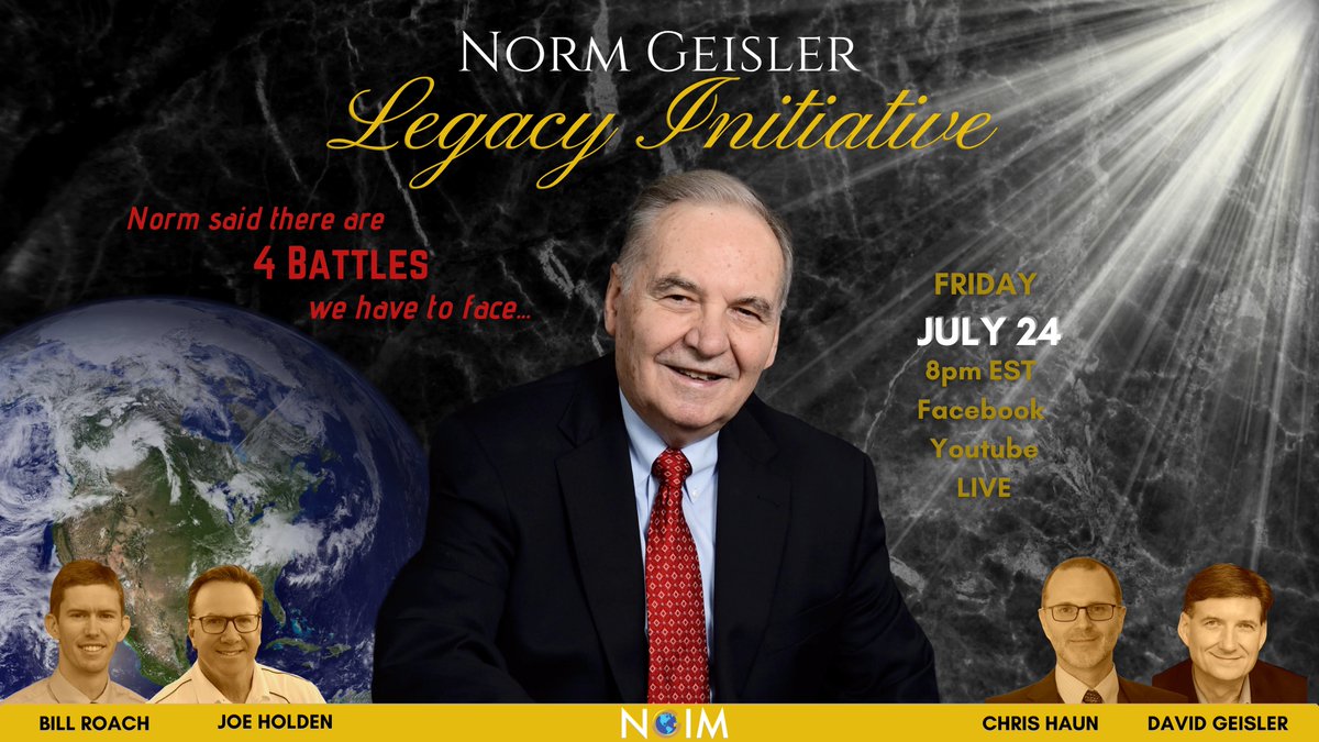 Norm Geisler Int Min tweet media