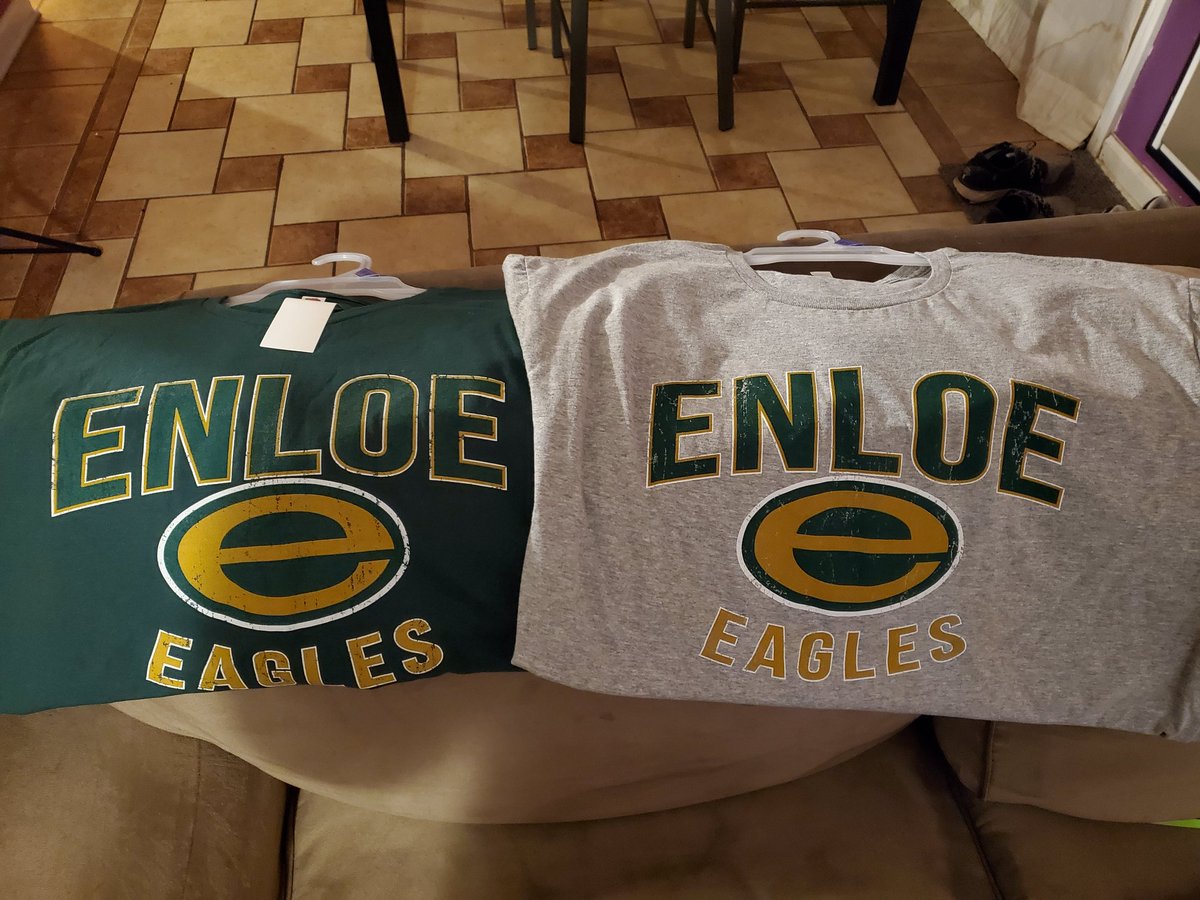 RBCoach_FWill's tweet photo. Had to get these. Represent #CO89 #EnloeHS #EaglesSoar #AlmaMater https://t.co/7Ncv9SFjmi