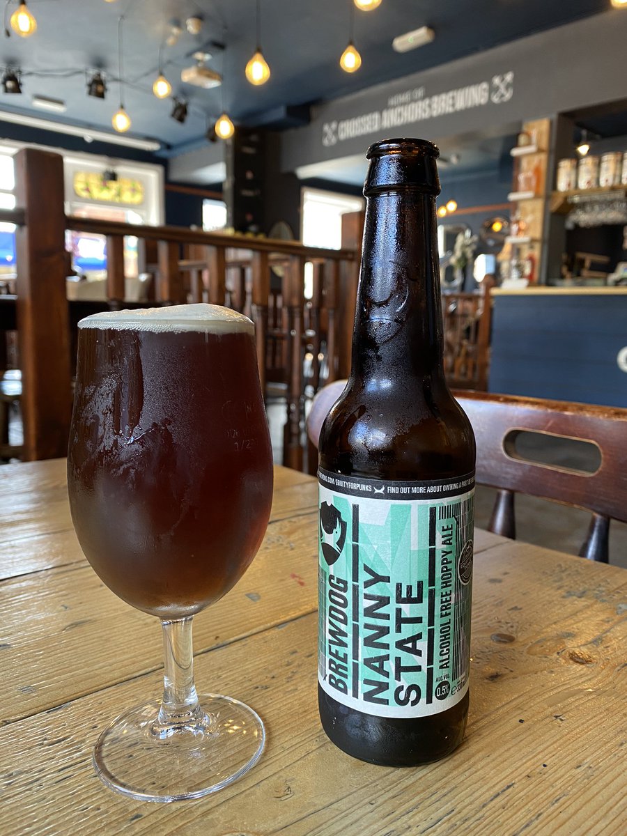 Just because you’re the designated driver doesn’t mean you can’t enjoy an AF ale in a cool brewhouse.

<a href="/TheGrapevineExm/">The Grapevine</a> <a href="/BrewDog/">BrewDog</a>