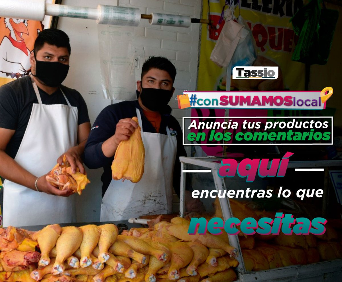 TassioEca's tweet photo. Amigos de #Ecatepec, compren en tienditas de abarrotes, mercados y accesorias de nuestro municipio. ☑️ #conSUMAMOSlocal 
⬇️¡Pásale y llévele! 🛍️ https://t.co/aFOmH19k5g