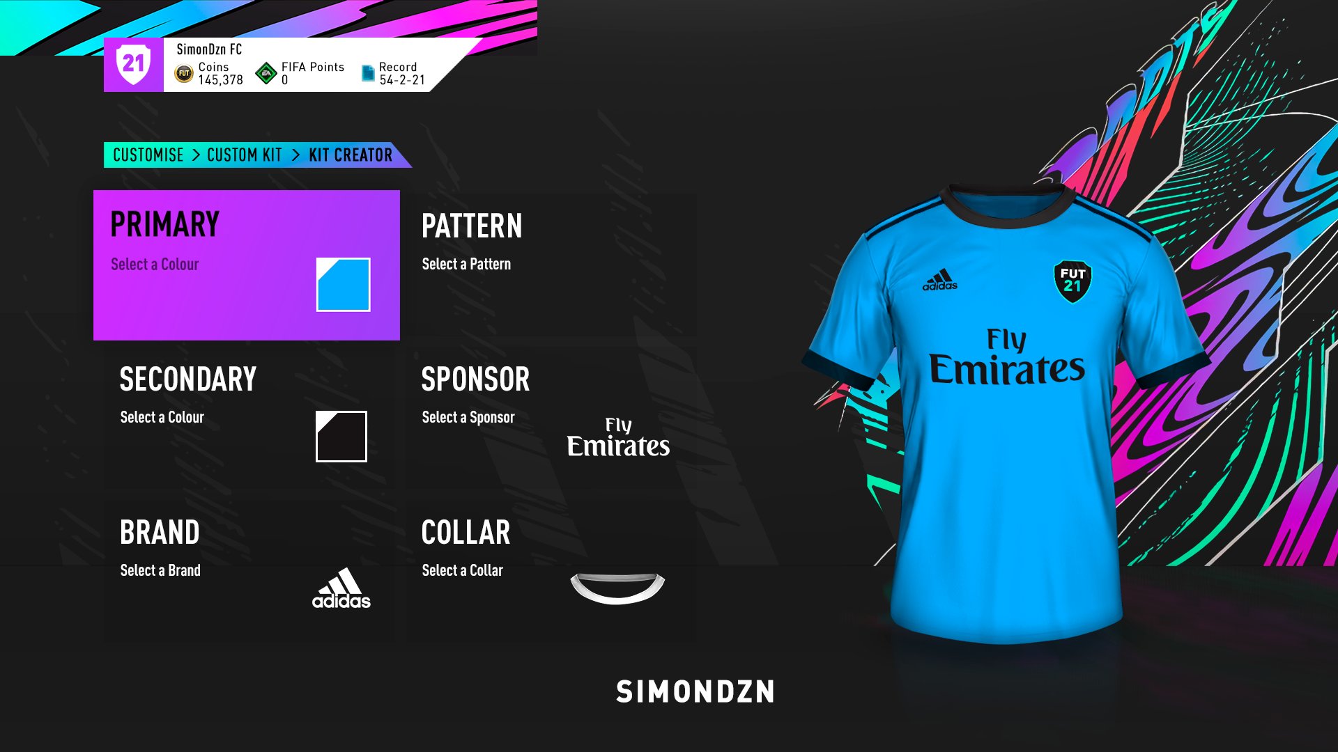 custom adidas kits