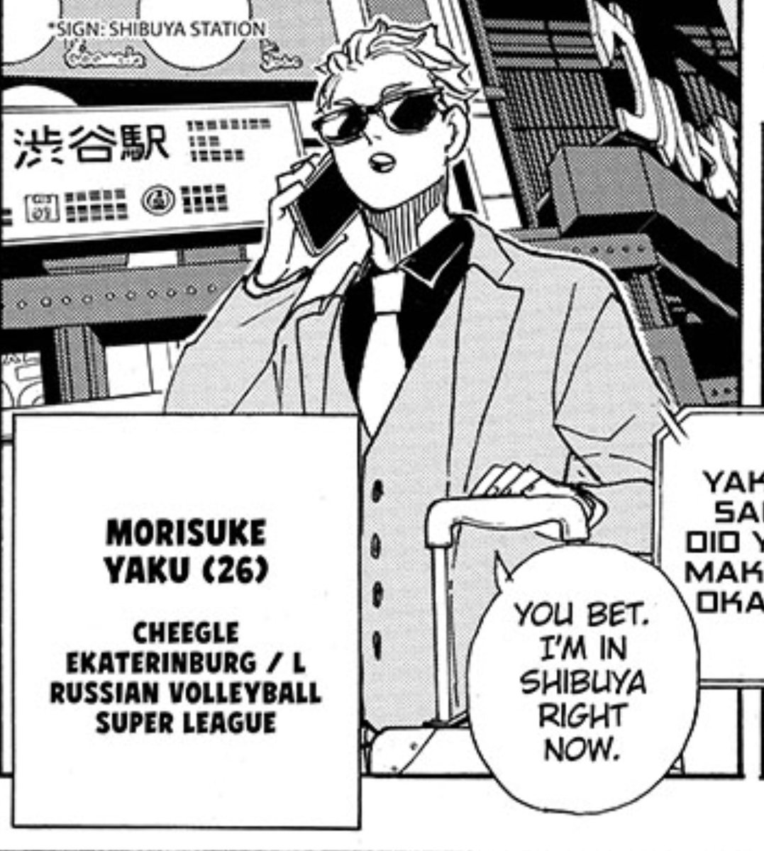 Why does yaku look like a yakuza coming back from Russia ???? 