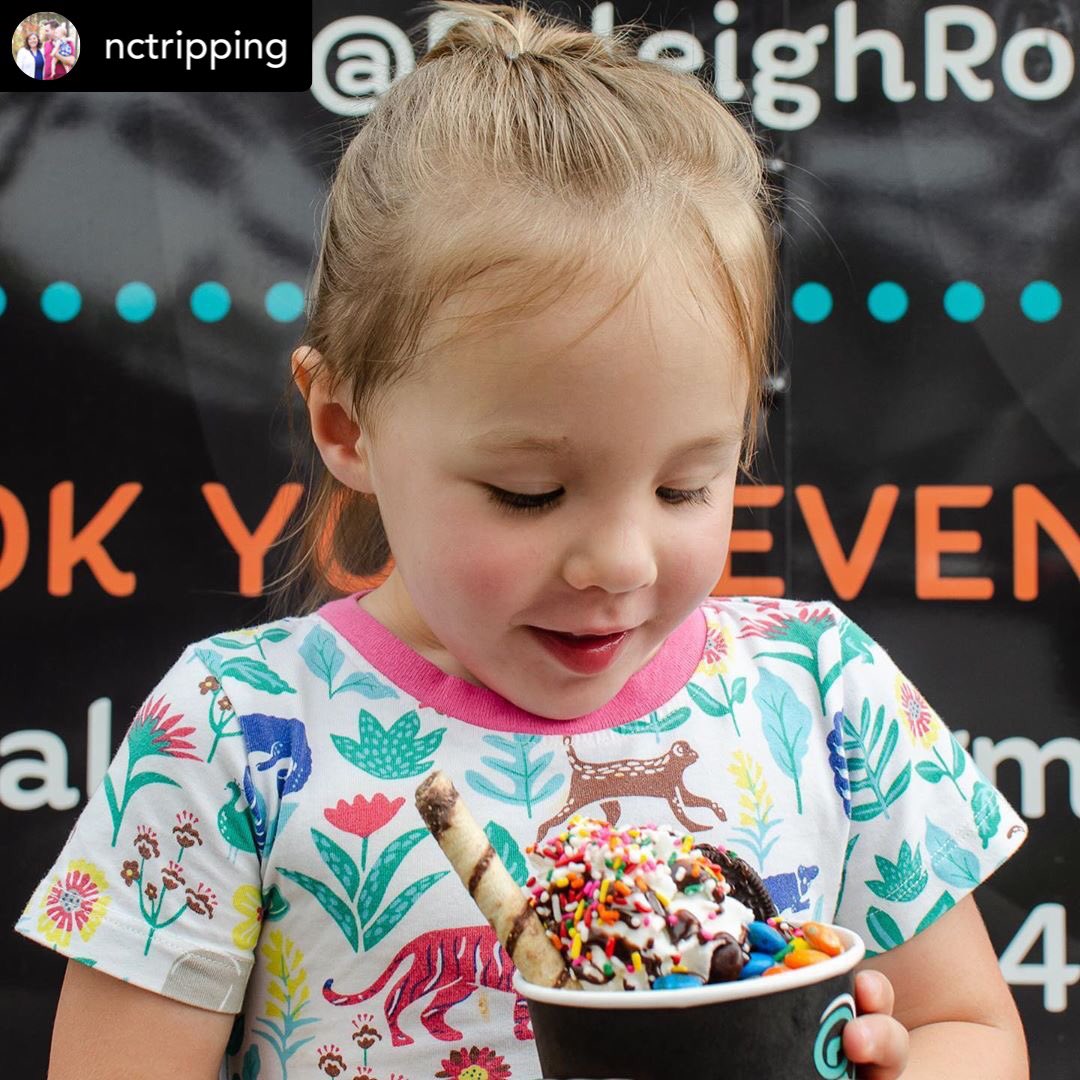 RaleighRolls's tweet photo. That #NationalIceCreamDay smile 💕Thank you for rolling by to celebrate, @nctripping!
#repost #RaleighRolls #RollsOnWheels https://t.co/YF4HuLC3sA