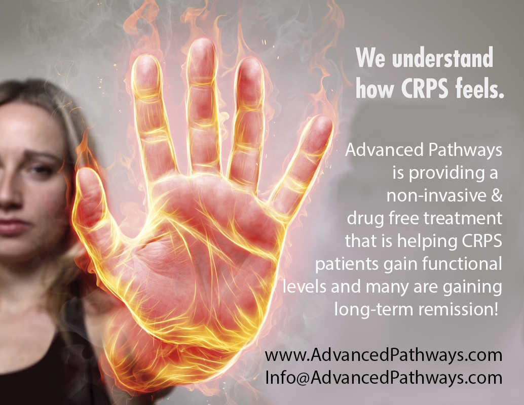 If you're looking for an expert that understands #CRPS - you've found them.  HCT is a non-invasive, drug free protocol that is helping patients regain their lives.
AdvancedPathways.com
#CRPStreatmentoptions #RSD #AlternativeTreatmentForCRPS #CRPSwarrior #Spoonies #Hope