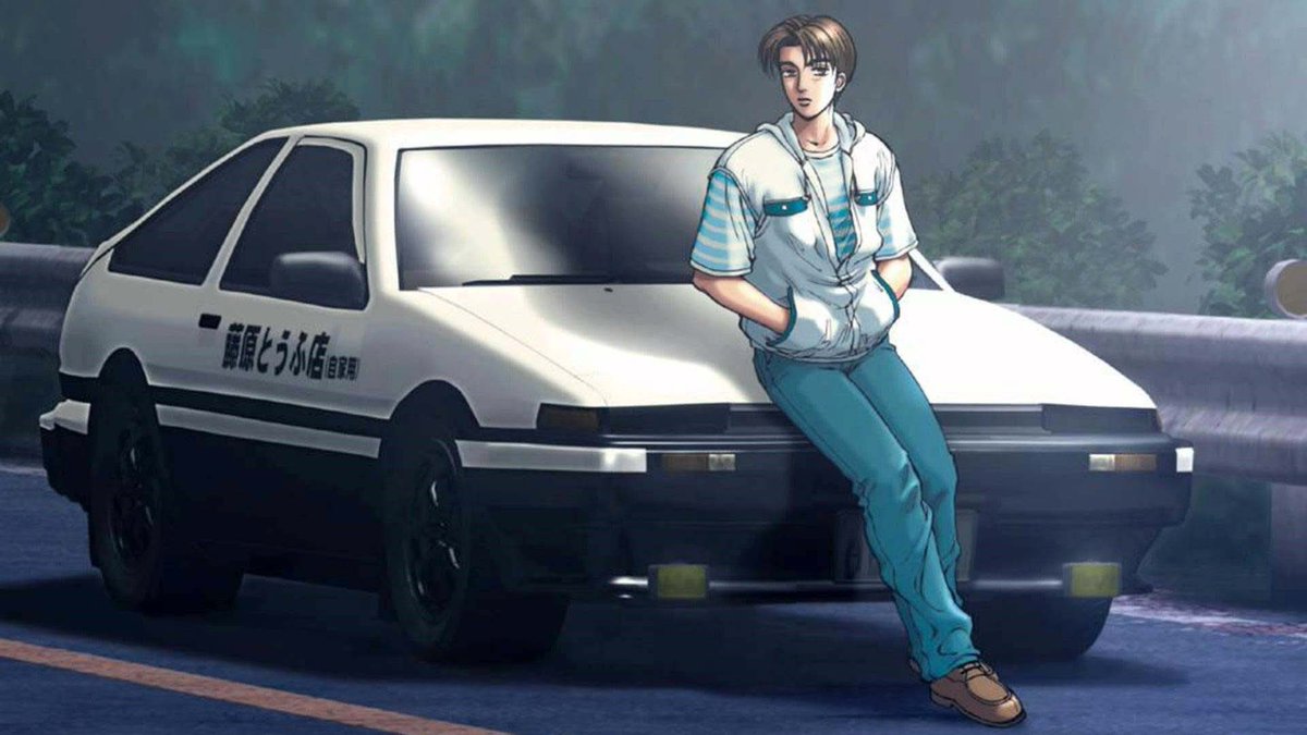 Initial D (anime, 87 eps)If you’re into cars and street racing then you’ll love this and even if you don’t you’ll still get a lot of enjoyment out of it. The race scenes are really thrilling, the soundtrack is amazing and Takumi is a great mc and quite atypical for the genre