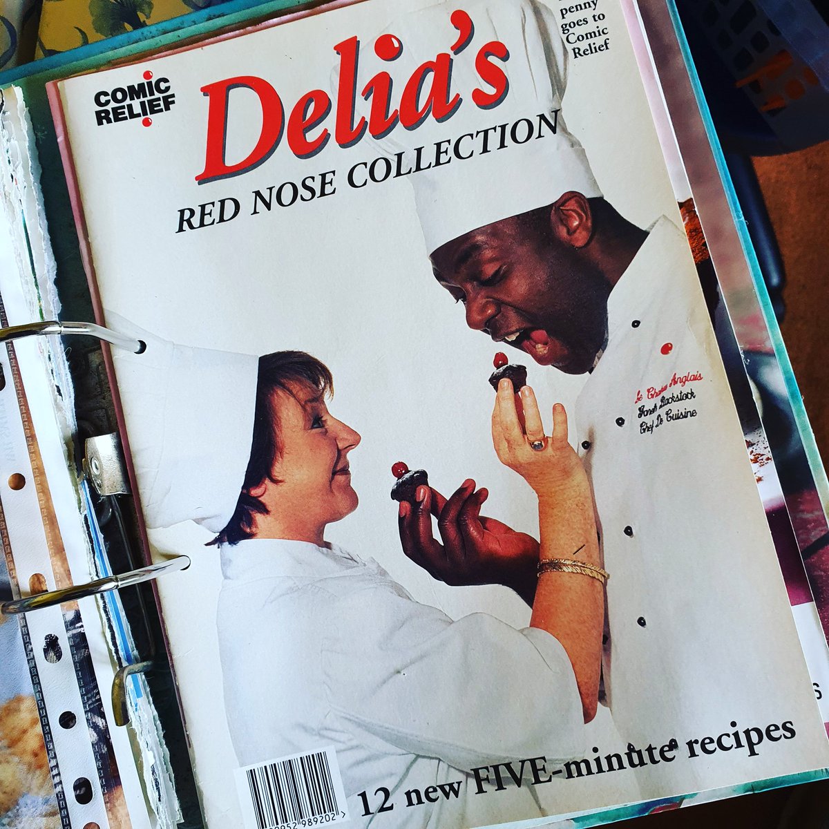 I've not got far with my recipe sorting.  I keep finding treasure!  #DeliaSmith #LennyHenry #RedNoseDay #Foodies #Recipes <a href="/LennyHenry/">Lenny Henry</a>