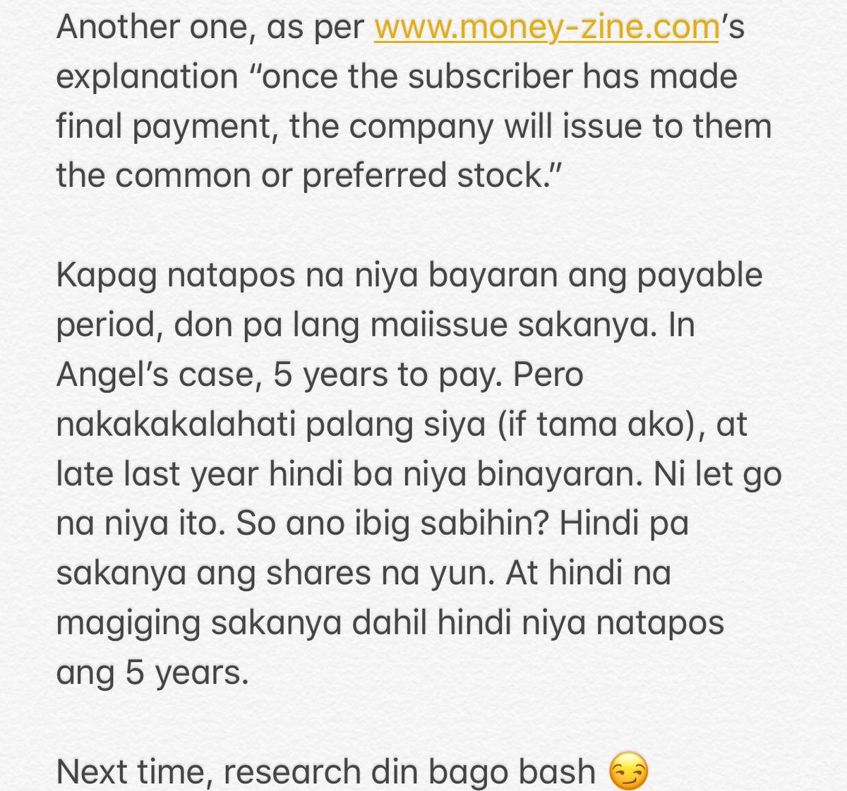 mharvzolivarez's tweet photo. Once and for all, linawin na natin ang issue niyo kay Angel Locsin about sa shares niya sa ABS-CBN. Next time, research din bago bash. (See photos)z May source din ako: https://t.co/8Syj8pzUsI @143redangel #ProtectAngelLocsinAtAllCosts https://t.co/m8J2XqiLt7