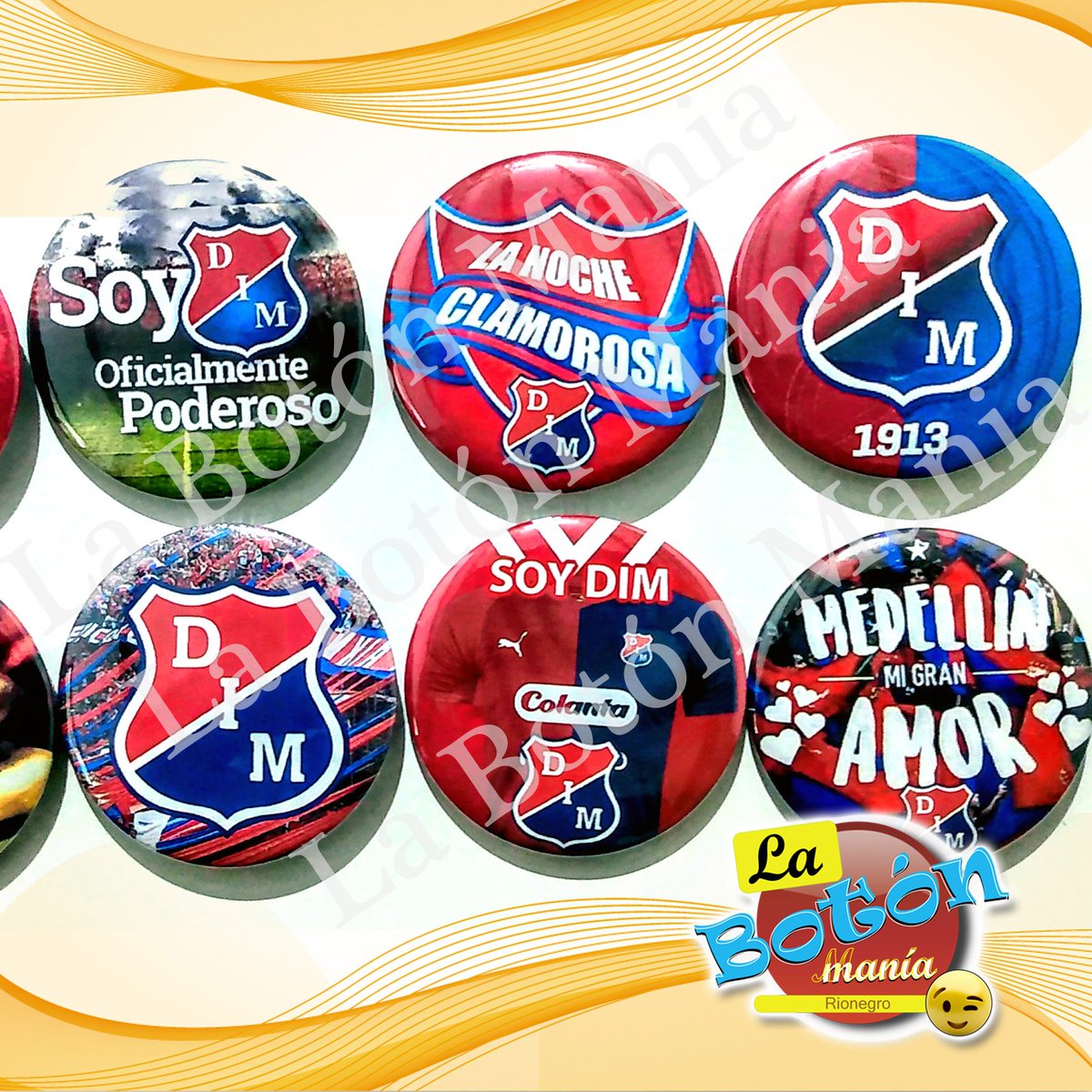 Labotonmania's tweet image. Botones pin. 5.5 cm diámetro. Ventas al MAYOR Y DETAL. En Rionegro.
#botonespromocionales #botonespublicitarios  #botonespersonalizados #botones #chapas #publicidad #rionegro #dim #Poderoso @AMOALDIM @AnalistaDIM @ComunidadDIM @dim_1913 @DIM_Oficial @DIM_Pueblo @MPoderosoDIM