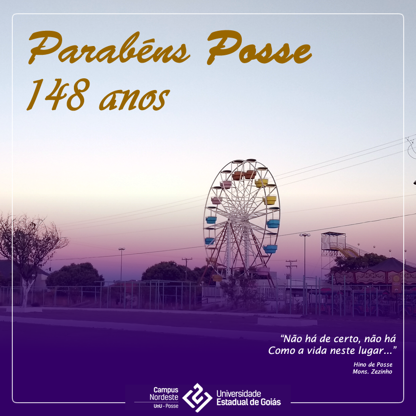 uegposse's tweet photo. A UEG Posse parabeniza e se orgulha de fazer parte dessa história nos últimos 20 anos e ter contribuído significativamente no desenvolvimento social, econômico e científico do município de Posse. Que venham os próximos 148 anos. #posse148anos #parabensposse #orgulhodestacidade https://t.co/Jnp7dX23iP