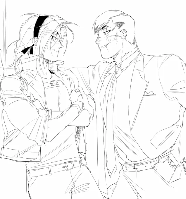 Been busy so all I have is sketches!!

Some old-ish scribbles of my kid, Desmond, with @twendytwo's son Dao. They're...Friends!!! 