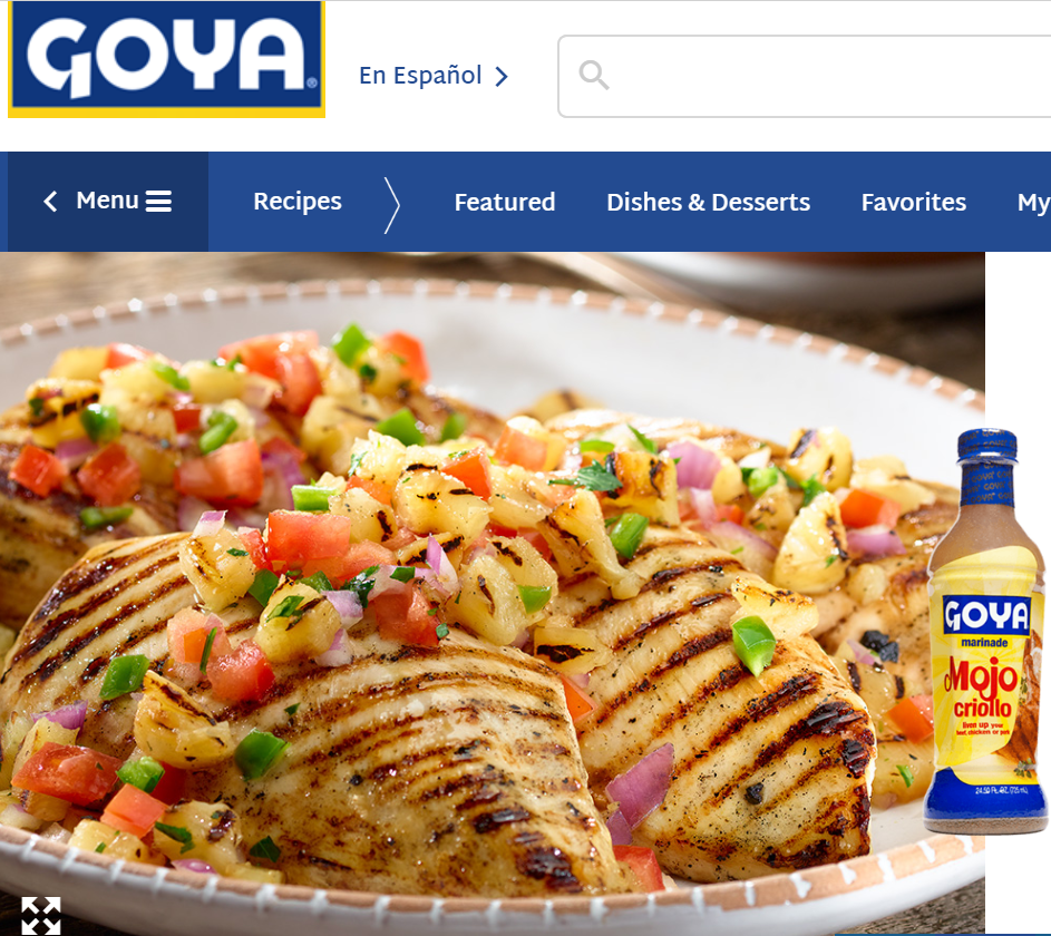 TopFighterPilot's tweet photo. Dinner tonight. Thank you @GoyaFoods.

#goyafoods 
#supportgoya
#supportgoyafoods https://t.co/EceGY7Bgji