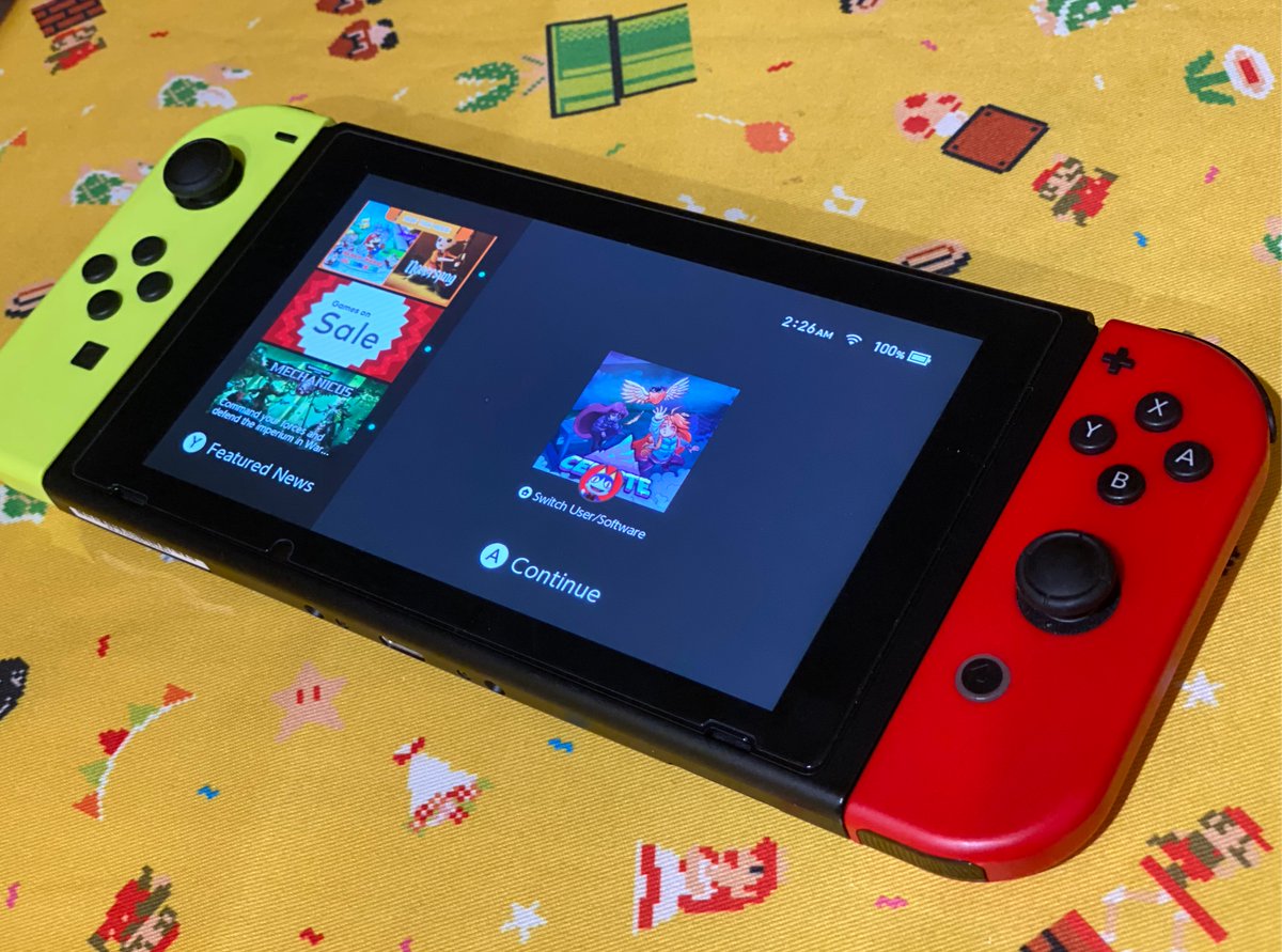Switchfighter2's tweet photo. Since started Switch Fighter on Indiegogo, I never turn on my switch to play, finally I am free to play now🥲. 

Celeste is really hard...

https://t.co/uYw6BUKGrx https://t.co/I5qlOqT0p9