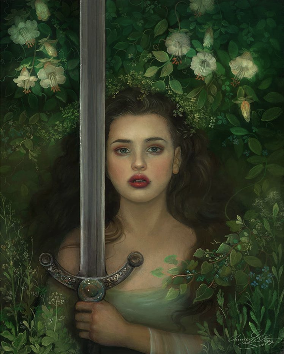 CursedNetflix's tweet photo. the sword chose nimue ✨so did these magical artists ✨ https://t.co/2BU0CtTgBR