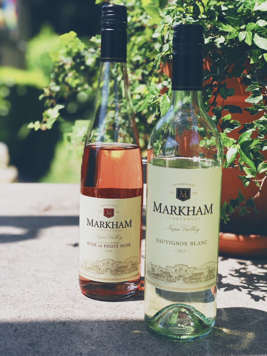 The view on our patio is delightful this time of year. Our stone winery is juxtaposed against a beautiful blue sky, and the sun brings life to our flora + fauna. Expect to be delighted by our collection of wines. Welcome to #MarkhamVineyards. markhamvineyards.com