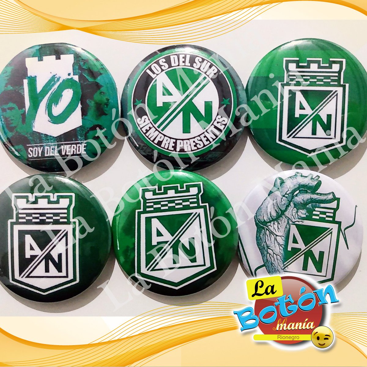 Labotonmania's tweet image. Botones pin. 5.5 cm diámetro. Ventas al MAYOR Y DETAL. En Rionegro.
#botonespromocionales #botonespublicitarios  #botonespersonalizados #botones #chapas #publicidad #rionegro #An #verdolaga #anacional #verde @vamosmiverdecom @hinchadaverde @PulsoVerdeEC @NOTICIASDEVERDE