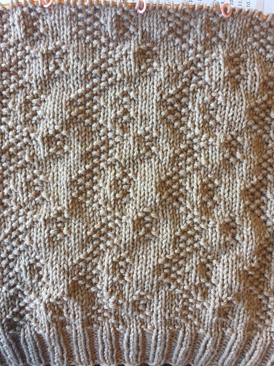 cablesandpurls's tweet photo. I was working  on this sweater, but don’t know if I can bring myself to pick it up in this hot weather🥵 

#knittersoftwitter #knitter #knitsweatervest #knitting #knit https://t.co/GRflLHpgRT