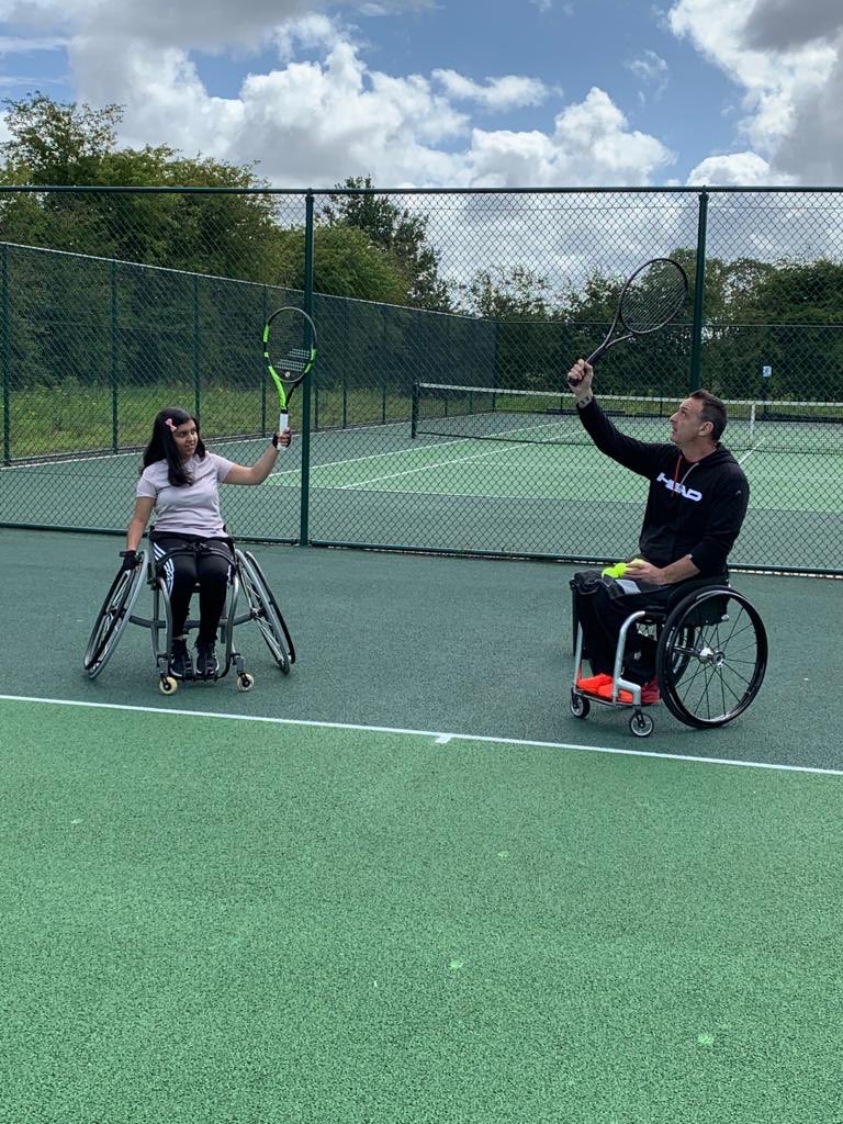 It was lovely to have Aleesha back on court today and to welcome her to the membership at <a href="/broughtontennis/">Broughton and District Tennis Club</a>.