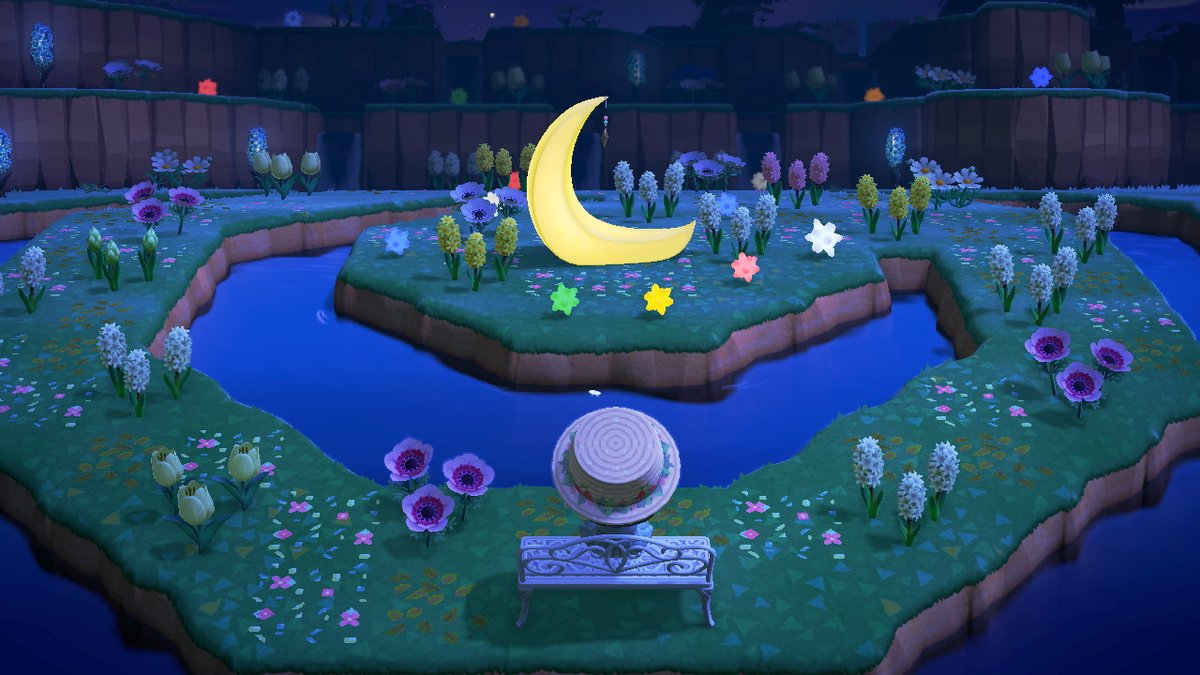 YaAngelaYa's tweet photo. #月の湖 MoonLake #動物森友會 #AnimalCrossing #ACNH #NintendoSwitch https://t.co/ThbAJYQHCw