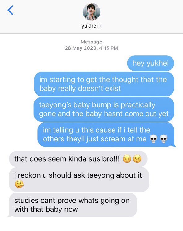 and so jaehyun texts yukhei about it :3