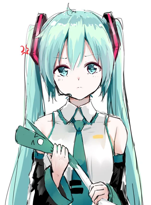 30分落書きのめっちゃ怒るミクさん 