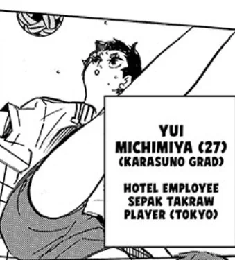 THIS COULD BE ONE OF MY FAV THINGS OF WHAT FURUDATE GAVE US ABOUT HQ GIRLS. You see Yui loves playing volleyball but didn't have a chance to play with it longer yet here's furudate giving her another sports that still showcase her athletic skills. 