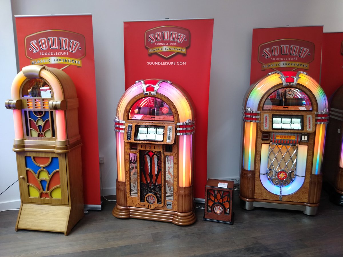 Called at <a href="/SoundLeisure/">Sound Leisure Ltd</a> store in Victoria. Amazingly high demand, says MD Chris, from overseas for Juke boxes for stuck-at-home folk. Great news for East #Leeds factory.