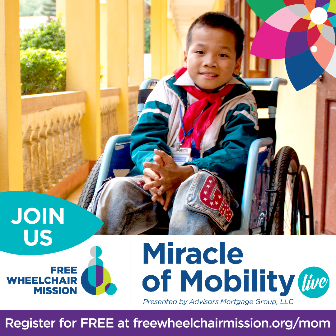 FWMission's tweet photo. Join us on 7/23 for Miracle of Mobility Live, a free virtual event to raise funds to provide #wheelchairs and medical supplies to communities in developing countries. For info or to register, https://t.co/HEaeRdTBEa. #mobility20 #charity #fundraiser #disability #giftofmobility https://t.co/kEdv6MjD6a