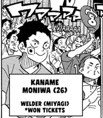 So Moniwa how it feels like to be the chosen one 