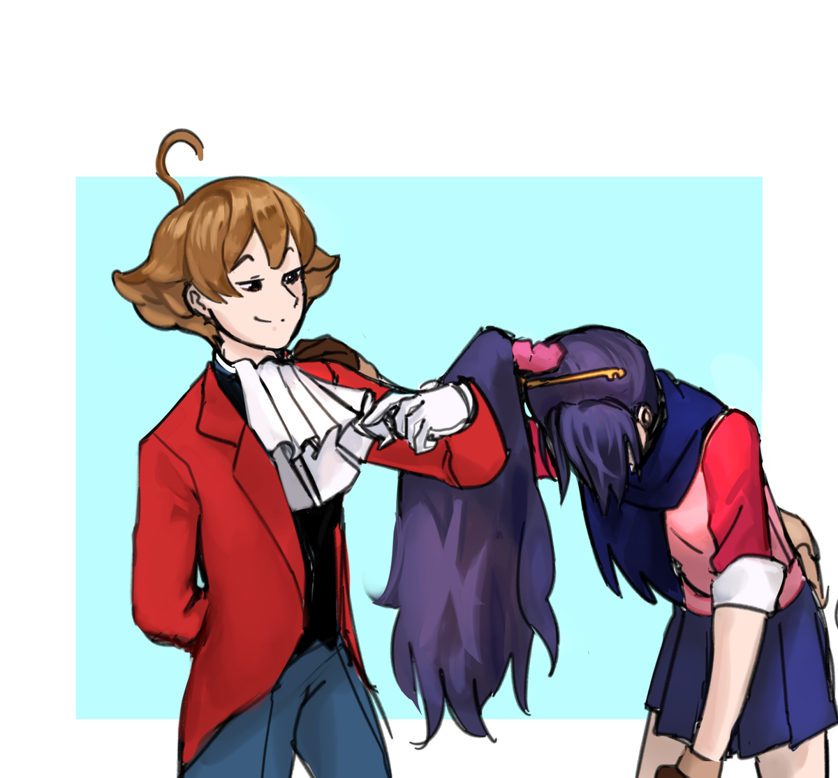 sebastian's first day on the job working with miles Edgeworth after aai2
#aceattorney