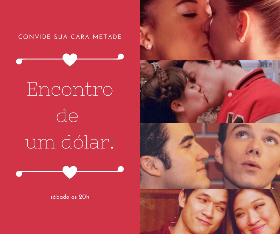 gleecbshow's tweet photo. 𝐀 𝐝𝐨𝐥𝐥𝐚𝐫 𝐝𝐚𝐭𝐞 | Isso mesmo pombinhos, esse final de semana teremos nosso primeiro encontro de um dólar.
Convide sua cara metade para nosso encontro em um dos salões mais luxuosos de Lima, Ohio.
Queremos ver o amor no ar! https://t.co/VIOrpBA9IM