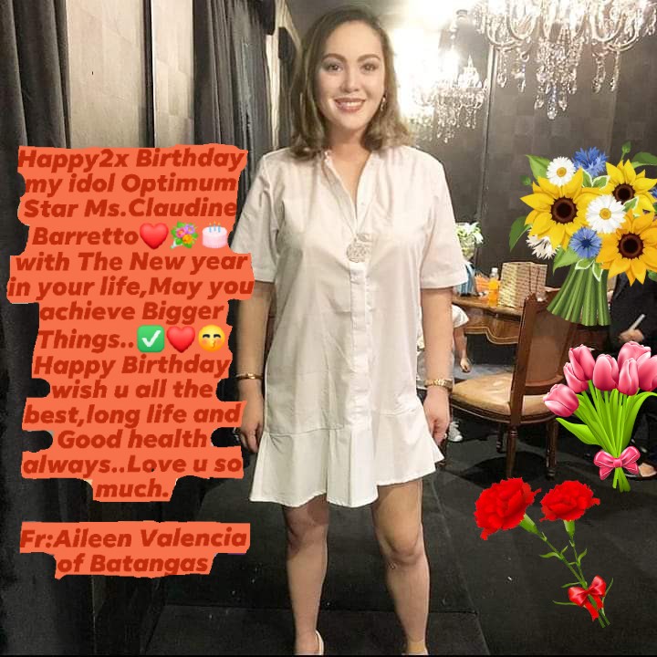 Aileenvalencia0's tweet photo. My Optimum star ❤🎂💐
@itsmeclaudineb

#ClaudineBlessedAt41 https://t.co/Ut2kwUavfu