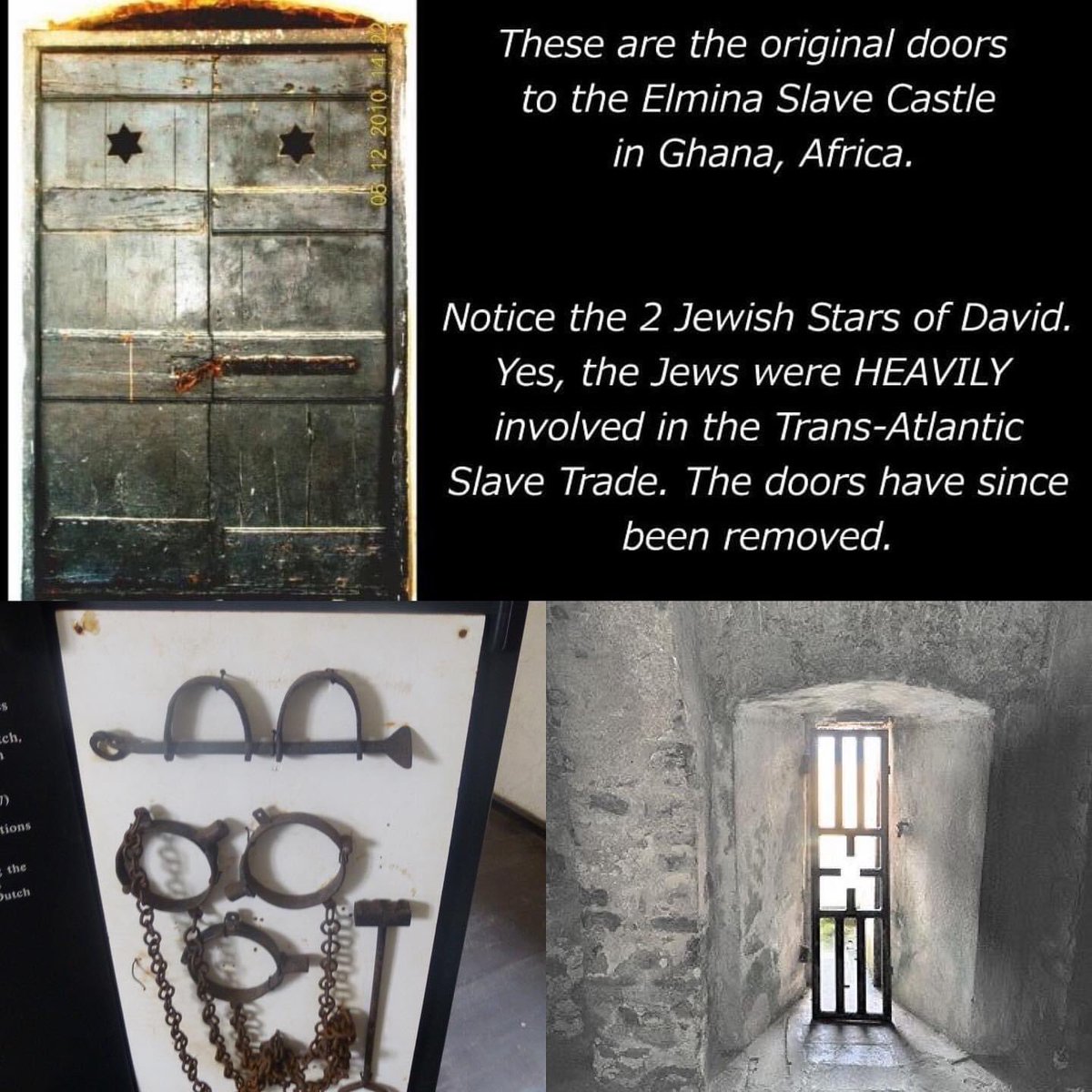 GlobalHoodNews's tweet photo. I saw these doors in 1994. But when I returned in 1999, they were gone! There is a secret relationship between Blacks and Jews that will remain secret as long as the truth is hidden. Letโs have that uncomfortable conversation if we want freedom, justice and equality for ALL https://t.co/s7b6aLj0J8